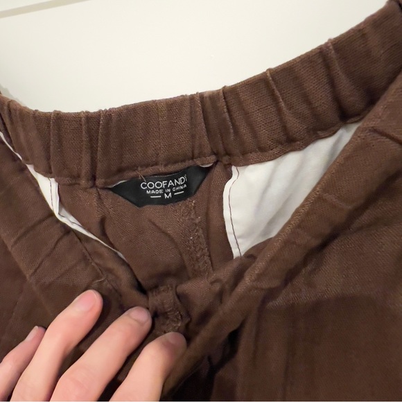 Linen Drawstring Pants - Picture 4 of 4